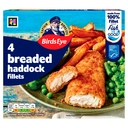 Birds Eye 4 Breaded Haddock 4 Large Fillets 400g image 0