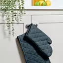 Dexam Single Oven Glove Love Colour 100% Cotton Ink Blue image 4