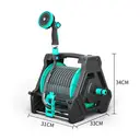 MADLAND Set: hand-operated water hose cart 30 meters + external hose 2 meters + water gun image 5