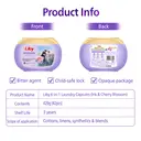 Liby Fragrance Legend Laundry Detergent Pods - Florentine Iris Fragrance, 42 Pods, 6-in-1, Efficient, Gentle Cleaning, Powerful Bacteria Removal image 9