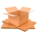 Triplast Single Wall Cardboard Boxes 8x6x6" Brown Pack of 5 image 0