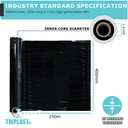 Triplast  Pallet Wrap 400mm x 250m, 17mu Black 1 Roll image 1