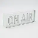 GLOBAL GIZMOS Table Lamp Neon Sign On Air White image 4