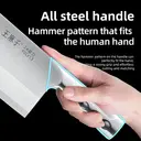 WANGMAZI Household all steel kitchen knife for precise cutting, slicing, anti sticking, sharp, anti mold, moisture-proof, cooked food processing, Western cuisine, streamlined cooking, core cutting tools image 7