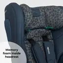 My Babiie MBCS75 Toddler to Booster R129 Car Seat with ISOFIX - Navy Leopard image 1