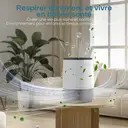CONOPU Purificateur d’air HEPA compact avec diffuseur de parfum - Blanc image 3