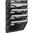 Senhoglb Porte-documents mural format A4 à 5 niveaux, assemblé, noir, offre annuelle, cadeaux phares image 0