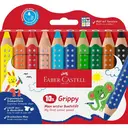 Faber-Castell Crayons de couleur Grippy, lot de 10 image 0