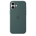 Apple Coque en silicone avec MagSafe pour iPhone 16 Plus - Vert marin image 3
