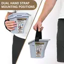 ROLLINGDOG Kit de peinture avec mini-rouleau et gobelet pour pinceau, 100 mm, pour petits espaces, plinthes, bordures, détails, meubles, portes, placards, amélioration de la maison DIY, outil pour peintre professionnel, application facile, finition lisse image 3