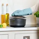 Dexam Single Oven Glove Love Colour 100% Cotton Duck Egg image 1