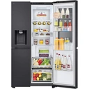 LG GSXE90EVAD Seite‑an‑Seite‑Kühlschrank mit Wasserspender, Total No Frost, InstaView, 91,3 cm breit, schwarz [Energieeffizienzklasse D] image 2