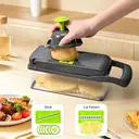 Huacan multi functional vegetable slicer, kitchen slicer, slicer, and grater image 6