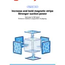 XINQIYUAN Qiyuan Jouet Éducatif Blocs de Construction Diamant Magnétiques 7.5cm 58pièces [Mélange aléatoire – Couleurs issues uniquement de la photo principale] image 5