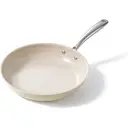 Redchef Gemstone Aluminum II Series 20cm Ceramic Frying Pan, White Exterior & Brown Interior image 0