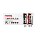 ochama Lot de 40 Piles AA LR06 Alcalines Haute Performance, Piles Sans Mercure Écologiques pour Tensiomètre, Verrouillage Intelligent et Jouets, Énergie Longue Durée, Pack Familial Économique 1.5V image 1