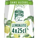 PERRIER MAISON Chic Lemonjito Pack de canettes fines 4 x 25 ml image 0
