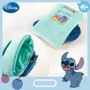 1pc Disney Stitch Plush Lanyard Card Holder Officially Licensed Cute Soft Plush ID Case with Themed Lanyard Movies Anime Peripheral Stitch Themed Accessory Gift for Phone image 4