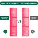 VVM  3X A Day Weekly Pill Organizer, 7-Day Medicine Pill Organizer, 3 Times a Day, Travel Pill Case Container for Vitamins, Supplements, Red image 4