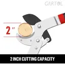 GARTOL 29 Inch Anvil Loppers Heavy Duty Garden Branch Cutter, 2 inch Cutting Capacity Anvil Hand Pruner, with
22-Inch Ergonomically Designed Non-Slip Handles image 4