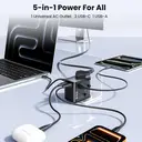 toocki Universal Travel Adapter 65W PD Fast Charger Adapter – International Power Adapter with 1 USB-A & 3 USB-C Ports – Plug Adapter for EU, UK, US, AUS image 4