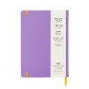 Jubiluu Carnet ligné A5 à couverture rigide texturée avec marque-pages et élastique - Lavender Thoughts image 6