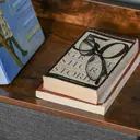 HOMCOM 4 Drawer Storage Chest Unit Home Cabinet w/ Shelves Home Living Room Bedroom Entryway Living Furniture, Black image 8