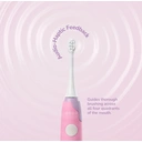 Squishmallows Electric Kids Toothbrush, Rechargeable, 3 Brushing Modes, Over 5 Weeks Battery Life, Extra Brush Head Included, Ages 4+, Patty image 1