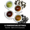 Caso Design HW 770 Turbo Hot Water Dispenser with Water Filter, 2.7L Hot Water Kettle, 13 Temperature Settings with Memory Function - 01889 image 5