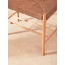 Interiors by Premier Stool Bandar Beech Wood & Hemp Rope Natural image 3