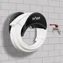 Flora Guard Lot de 2 supports muraux pour tuyau en métal anticorrosif 29 cm - Noir image 1