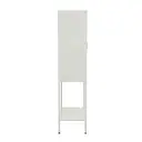 Interiors by Premier Display Cabinet Acier Metal White Tall image 1