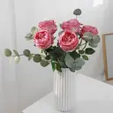 2Pcs 17.71in/45cm
Artificial Austin Tea Rose Latex Simulation Flower Really Touch Wedding Banquet Family Party Garden Flowers Arrangement Decor(rose red) image 6
