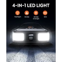 BUTURE Beta08 3000A Car Emergency Starter – A 3-in-1 portable car battery starter suitable for 12V vehicles (gasoline displacement up to 9.0L / diesel displacement up to 8.5L), 16800mAh power bank, 4-mode wide-angle LED light, ideal for outdoor travel and camping image 2