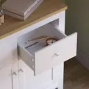 Vida Designs Sideboard Arlington 2 Doors 2 Drawers White/Oak Effect image 4