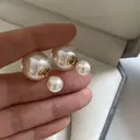 Boucles d'oreilles VoxorAI blanc crème classique à double perle (style réversible), puces d'oreilles, boucles d'oreilles pendantes, mode de luxe, nouveauté de niche, article phare  6mm和14mm image 1