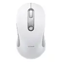 OS-Baseus F02 Ergonomic Wireless Mouse 2.4G Single Moon White image 1
