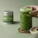 Whisper and Leaf Ceremonial Grade Matcha Powder, 30g Tin image 2