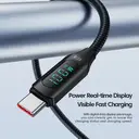 Toocki Câble USB-C 1 m 100 W charge rapide avec affichage LED compatible avec iPhone 17, 16, 15 Pro Plus, Pro Max Air, iPad Pro, Samsung Galaxy S24, S23, Switch, MacBook Air, Pixel image 7