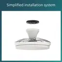 Philips Ceiling Light LED & Retractable Fan Bliss 3 Brightness Settings with Remote White 28W+35W image 5