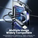 toocki 4 in 1 Charging Cable, Fast Charger USB C to Lightning Cable, Braided USB to USB C Cable, Travel Essential Multi Charging Cable for iPhone 17/16/15/14 Series/Pad/MacBook/Galaxy/Laptops and More image 2