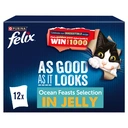 Felix As Good As It Ocean Feasts Selection in Jelly 12 x 85g (1.02kg) image 7