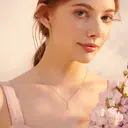 Ever Faith DNA Necklace Double Helix Pendant Biological Symbol image 1