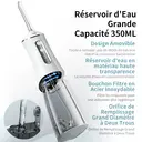 Rushi R-A31 elektrische monddouche, 350 ml waterreservoir, 1500 mAh batterij, wit image 2