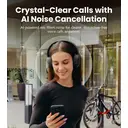 Edifier W820NB Plus casque supra-auriculaire sans fil avec réduction de bruit, ANC -49 dB, audio Hi-Res LDAC, 88 h d'autonomie, son spatial, appels clairs AI, Bluetooth V6.1 et multipoint, gris foncé image 4