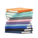 Jubiluu Carnet cartonné A6 premium avec marque-page, pages lignées, 100 g/m² - Bleu royal image 5