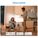 Philips Smart Light Bulb LED Candle Frosted Screw E14 Full Colour & Warm/Cool Spectrum 40W 2pcs image 6