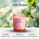 Zooly Bougie parfumée Amber Time - Fleurs de soie (rose), 100 g, 1 pièce image 1