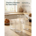 Ju7cer 6sGlass Cups  Tea Glasses Drinking Glasses Coffee Glass Straw6 400ml 6pcs image 2