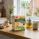 POCAS Honey & Ginger Green Tea, 20 Sachets x 18 g image 1